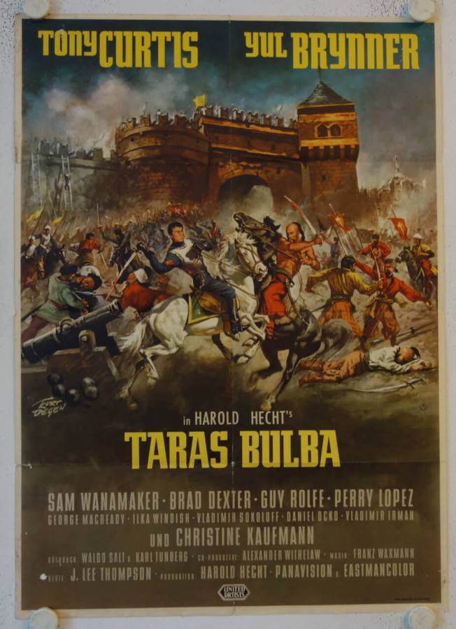 Taras Bulba original release german movie poster